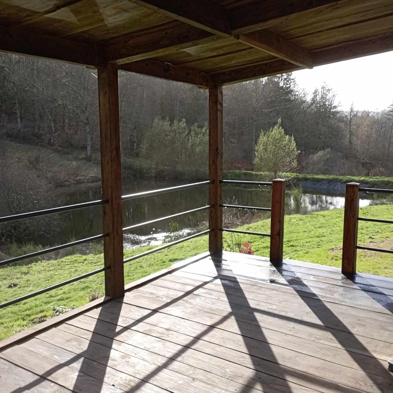 A La Cabane Des Bois Dessus Tiny Gite Alligny-en-Morvan Ngoại thất bức ảnh